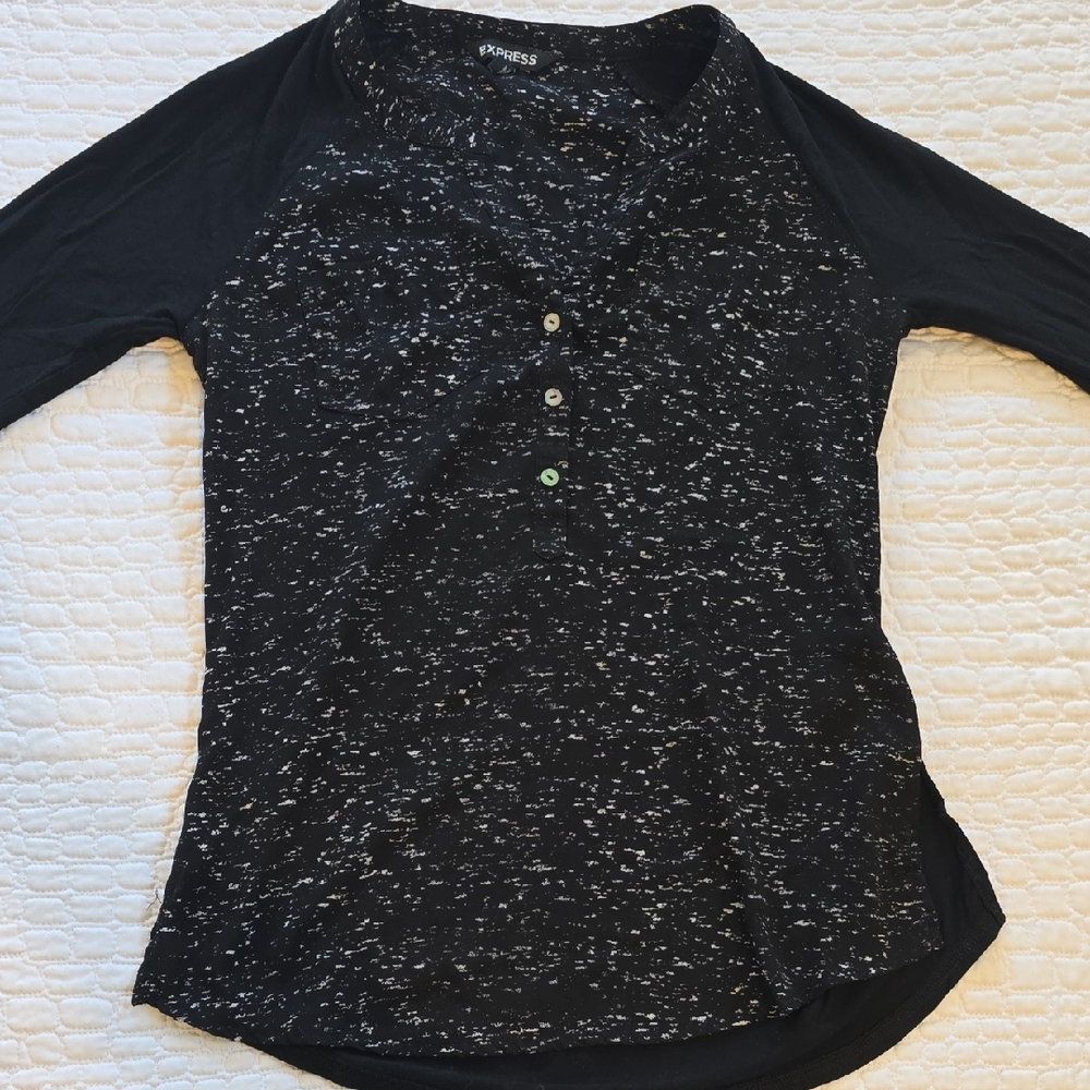 2 For $15! Express Mixed Media Top